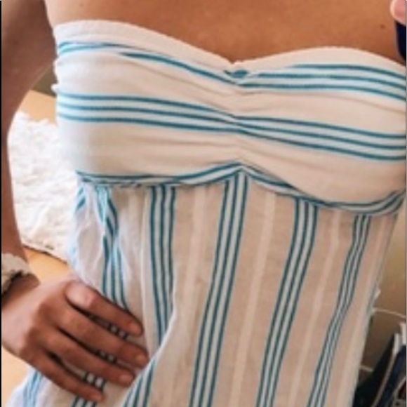 Tommy Bahama Strapless Striped Dress Medium - Picture 7 of 11